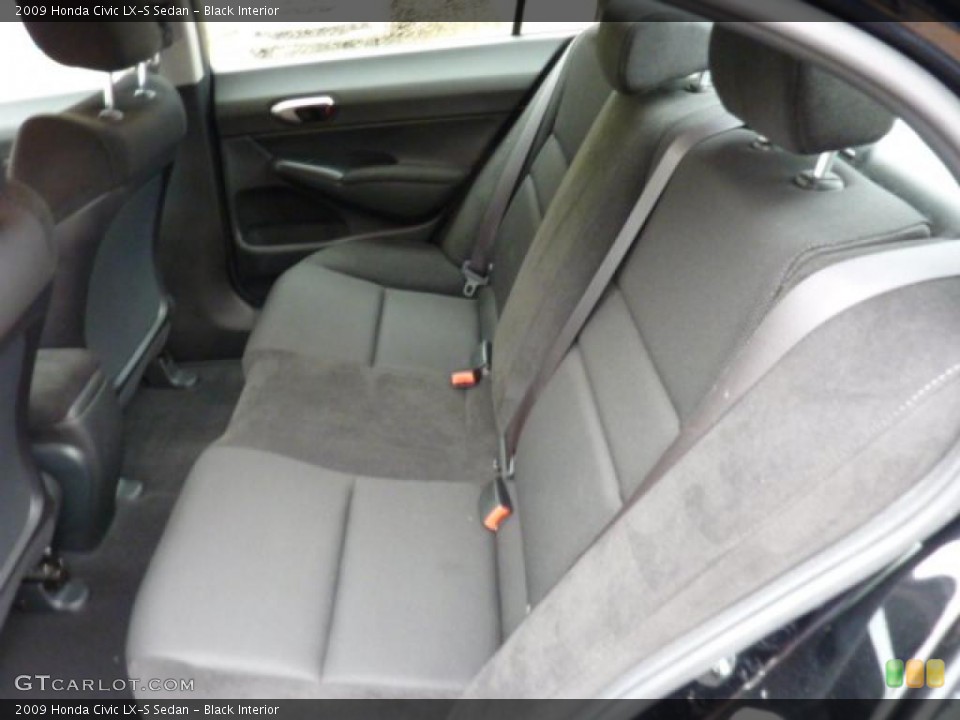 Black Interior Photo for the 2009 Honda Civic LX-S Sedan #44948569