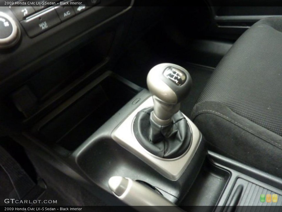 Black Interior Transmission for the 2009 Honda Civic LX-S Sedan #44948709