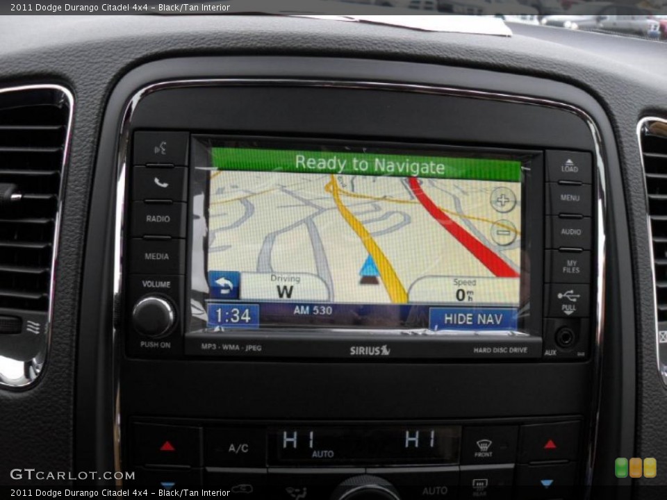 Black/Tan Interior Navigation for the 2011 Dodge Durango Citadel 4x4 #44948713