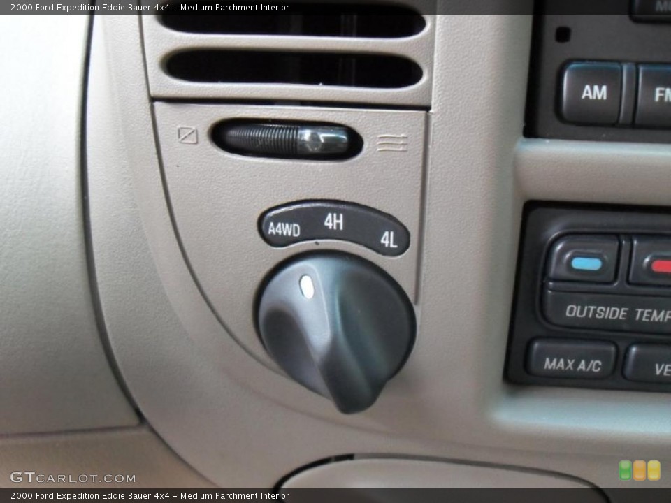 Medium Parchment Interior Controls for the 2000 Ford Expedition Eddie Bauer 4x4 #44948953