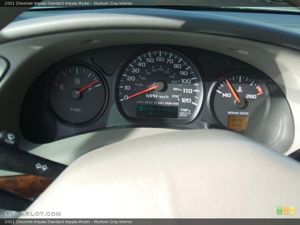 Medium Gray Interior Gauges for the 2001 Chevrolet Impala  #44950133