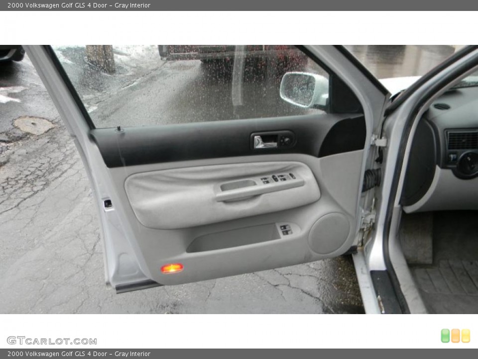 Gray Interior Door Panel for the 2000 Volkswagen Golf GLS 4 Door #44951110