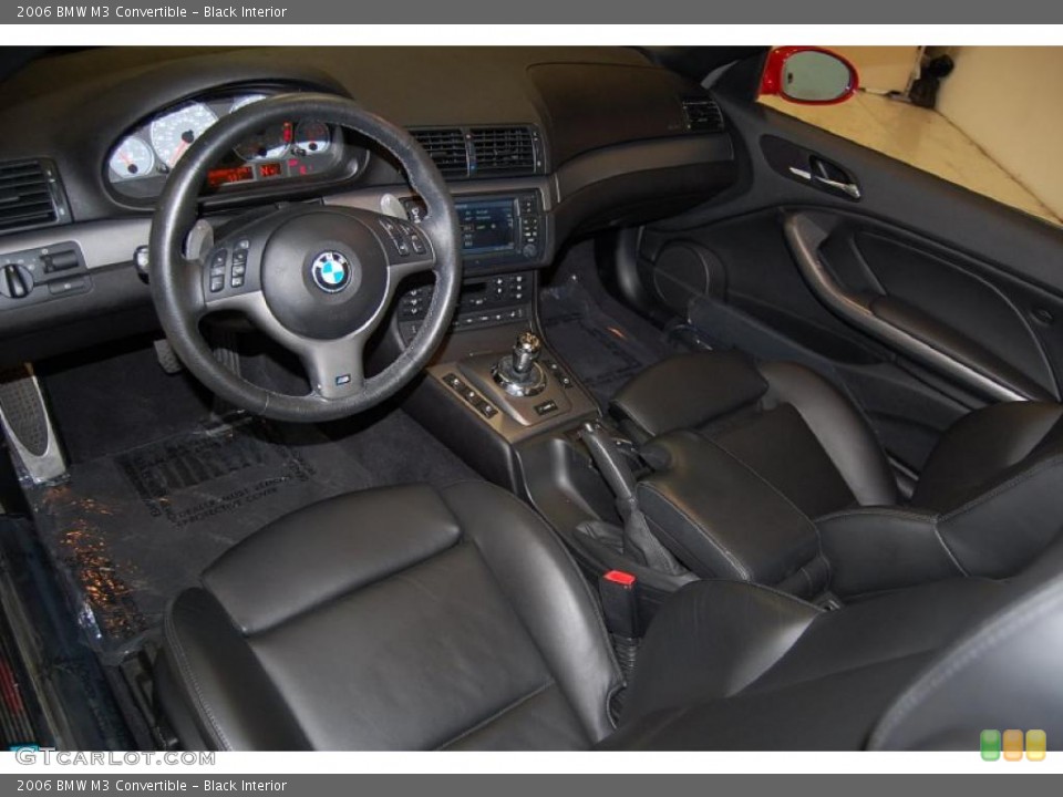 Black Interior Photo for the 2006 BMW M3 Convertible #44951682