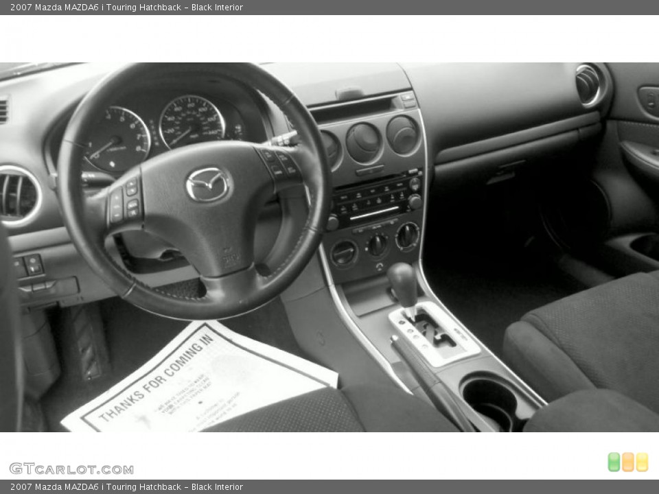 Black Interior Photo for the 2007 Mazda MAZDA6 i Touring Hatchback #44951946