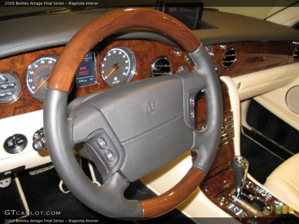 Magnolia Interior Steering Wheel for the 2009 Bentley Arnage Final Series #44958743