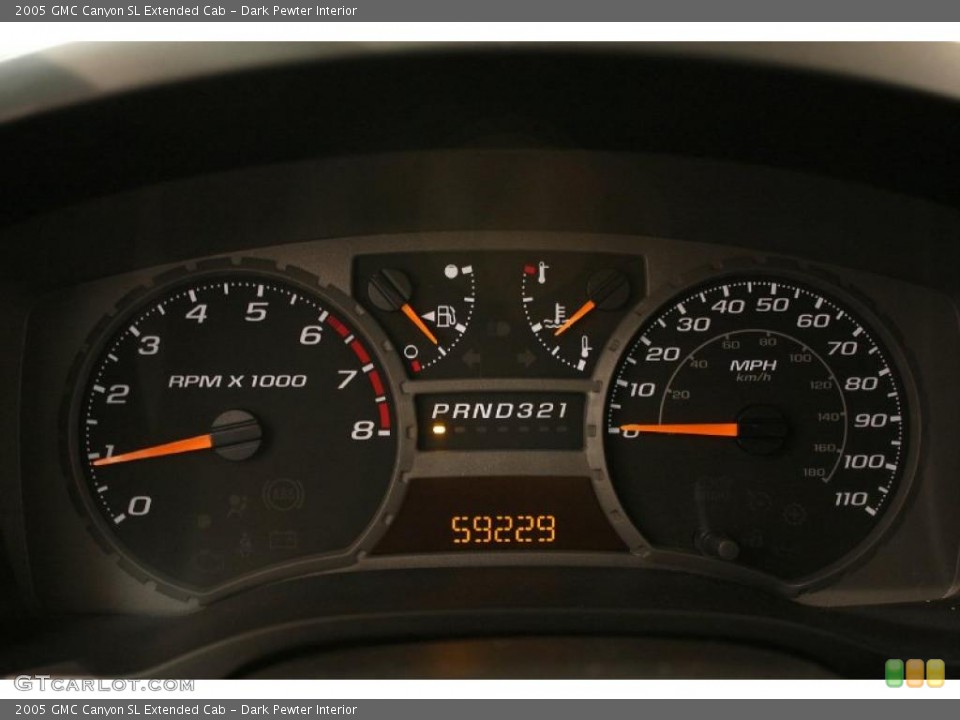 Dark Pewter Interior Gauges for the 2005 GMC Canyon SL Extended Cab #44959874