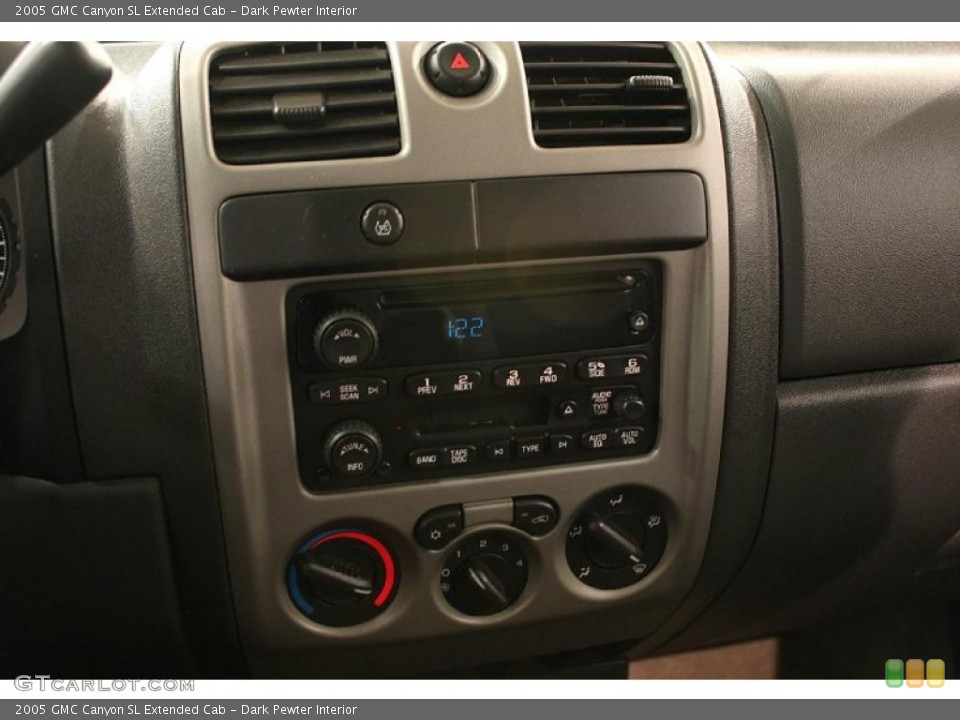 Dark Pewter Interior Controls for the 2005 GMC Canyon SL Extended Cab #44959888