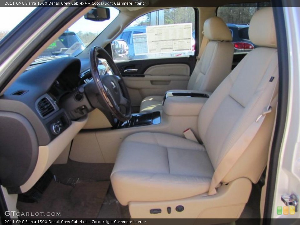 Cocoa/Light Cashmere Interior Photo for the 2011 GMC Sierra 1500 Denali Crew Cab 4x4 #44961098