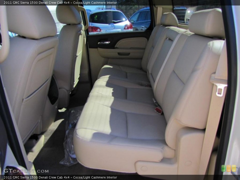 Cocoa/Light Cashmere Interior Photo for the 2011 GMC Sierra 1500 Denali Crew Cab 4x4 #44961116