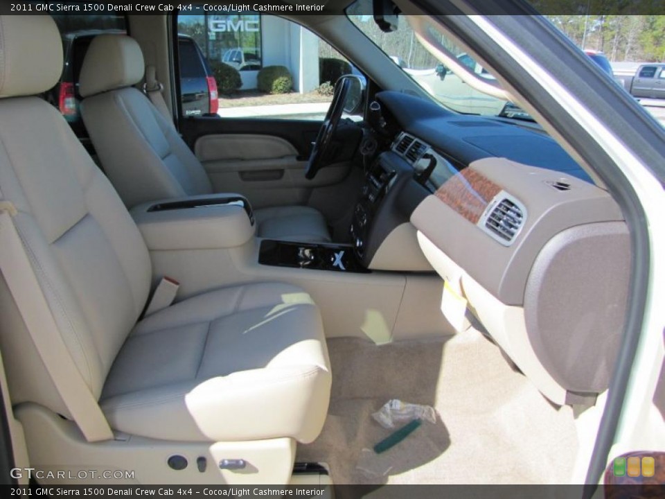 Cocoa/Light Cashmere Interior Photo for the 2011 GMC Sierra 1500 Denali Crew Cab 4x4 #44961152