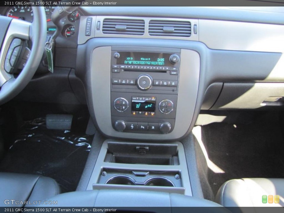 Ebony Interior Controls for the 2011 GMC Sierra 1500 SLT All Terrain Crew Cab #44961588