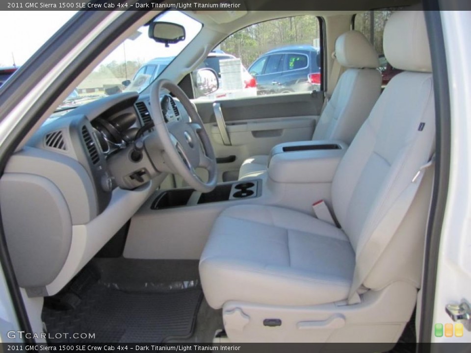 Dark Titanium/Light Titanium Interior Photo for the 2011 GMC Sierra 1500 SLE Crew Cab 4x4 #44962233
