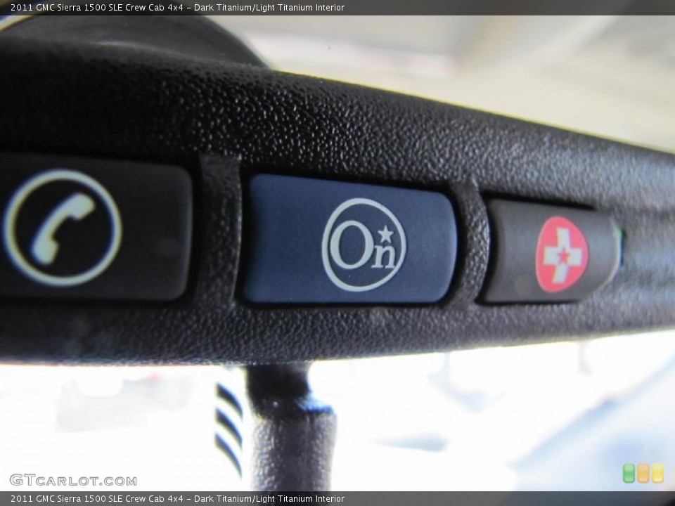 Dark Titanium/Light Titanium Interior Controls for the 2011 GMC Sierra 1500 SLE Crew Cab 4x4 #44962401