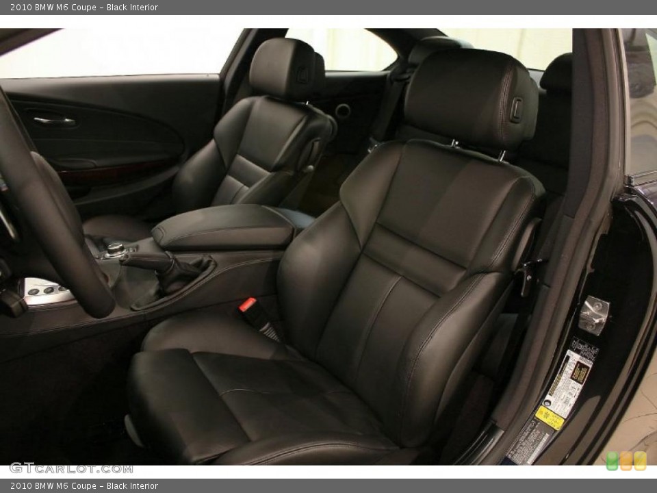 Black Interior Photo for the 2010 BMW M6 Coupe #44963453