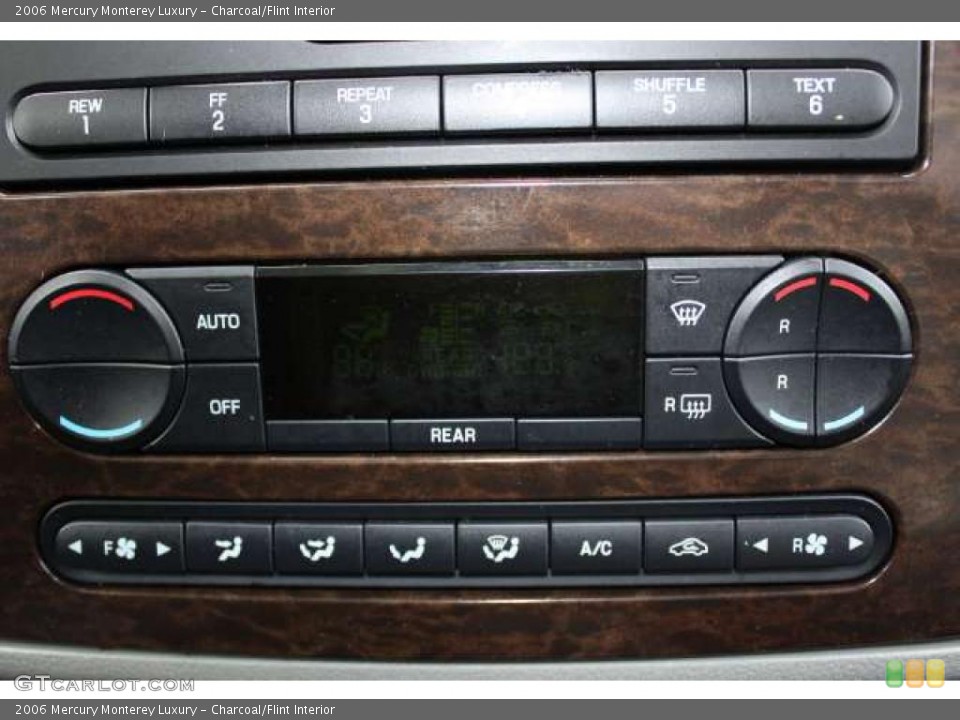 Charcoal/Flint Interior Controls for the 2006 Mercury Monterey Luxury #44963477