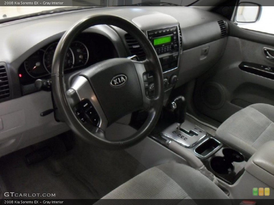 Gray Interior Photo for the 2008 Kia Sorento EX #44966581