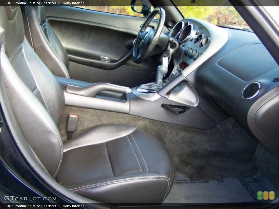 Ebony Interior Photo for the 2006 Pontiac Solstice Roadster #44967641