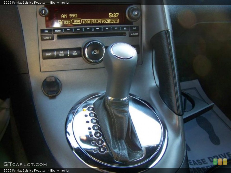 Ebony Interior Transmission for the 2006 Pontiac Solstice Roadster #44967709