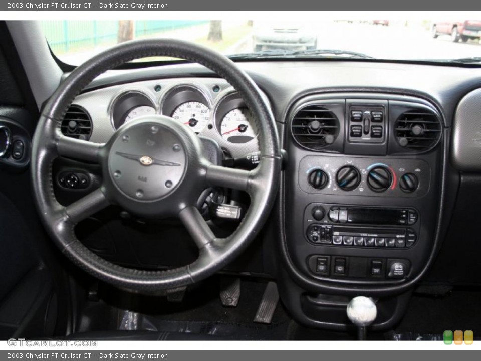 Dark Slate Gray Interior Dashboard for the 2003 Chrysler PT Cruiser GT #44967753
