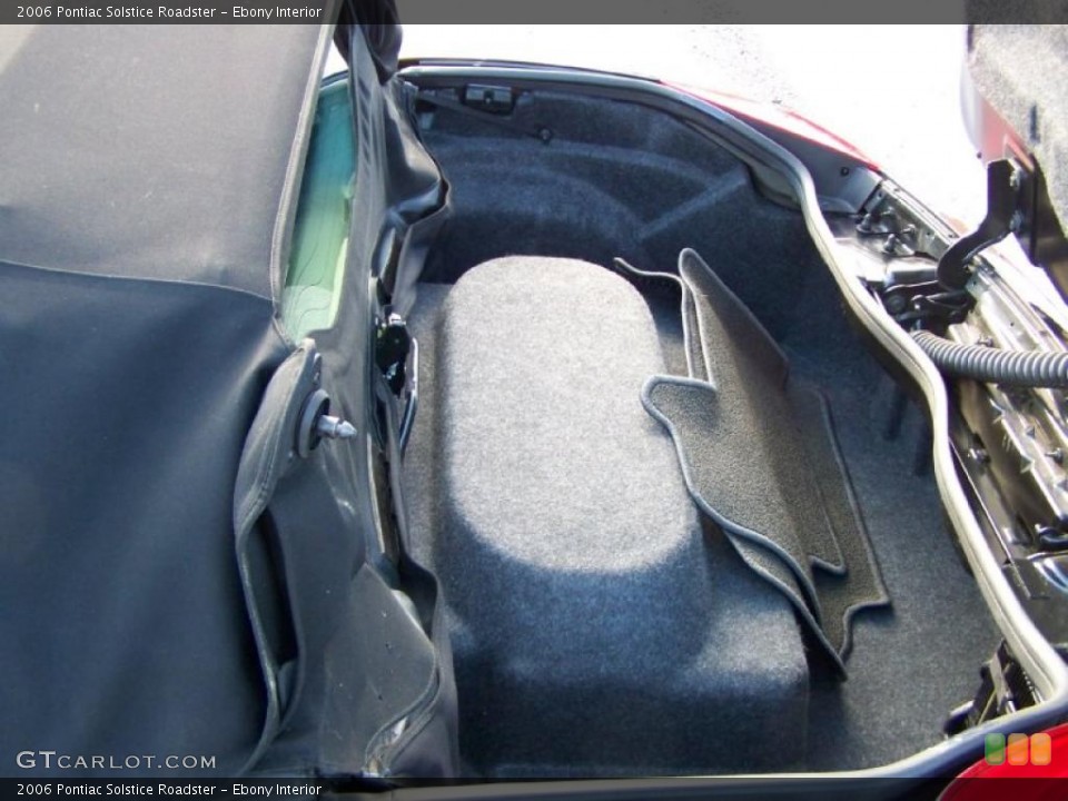 Ebony Interior Trunk for the 2006 Pontiac Solstice Roadster #44967857