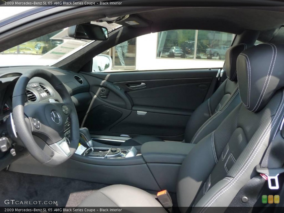Black Interior Photo for the 2009 Mercedes-Benz SL 65 AMG Black Series Coupe #44968485