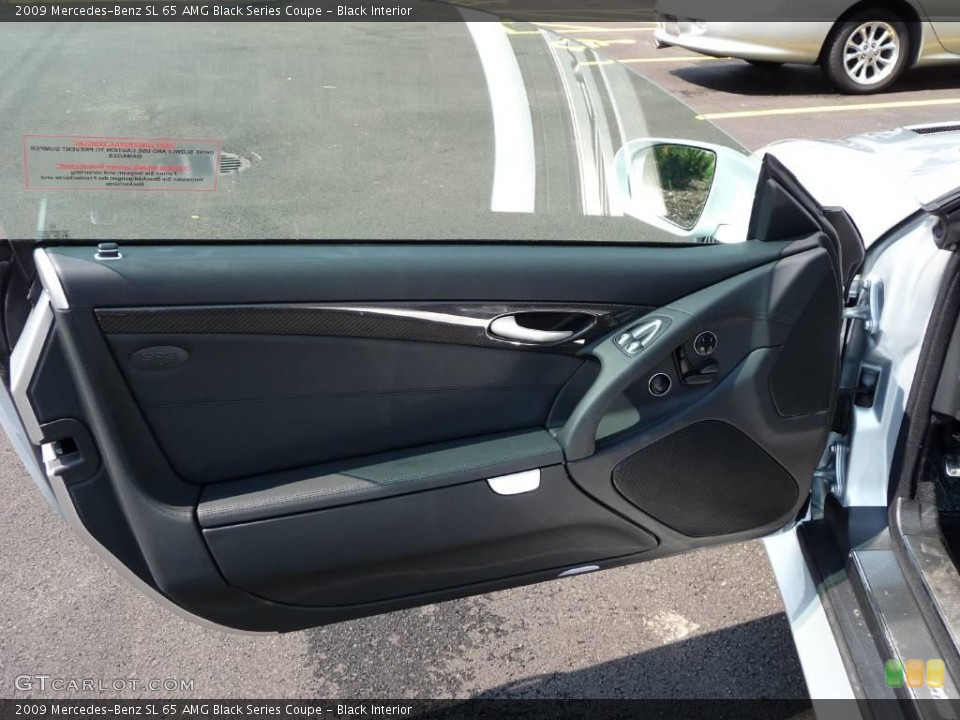 Black Interior Door Panel for the 2009 Mercedes-Benz SL 65 AMG Black Series Coupe #44968565