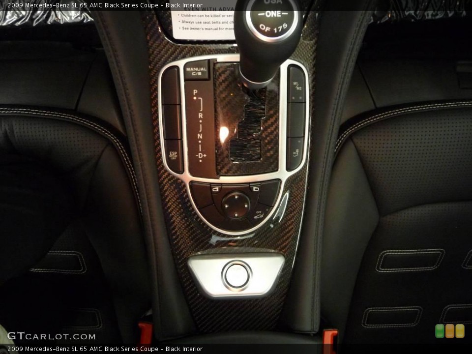 Black Interior Transmission for the 2009 Mercedes-Benz SL 65 AMG Black Series Coupe #44968691