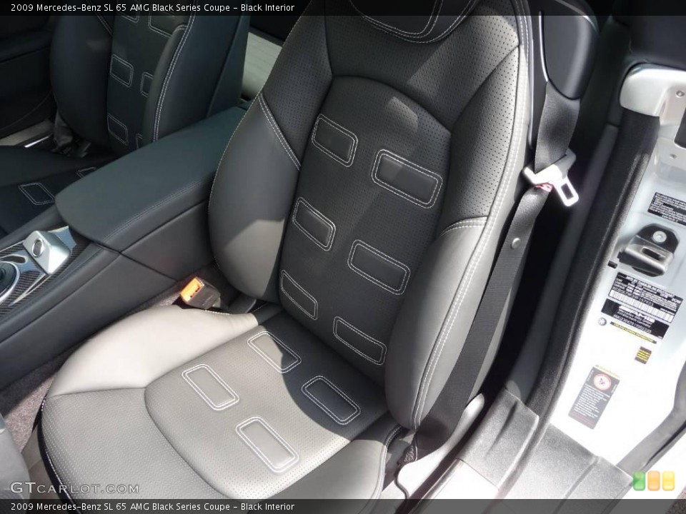 Black Interior Photo for the 2009 Mercedes-Benz SL 65 AMG Black Series Coupe #44968757