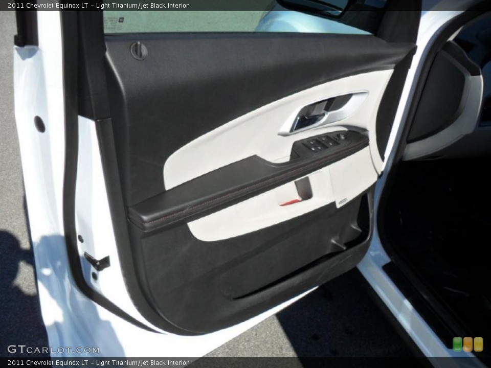 Light Titanium/Jet Black Interior Door Panel for the 2011 Chevrolet Equinox LT #44971149