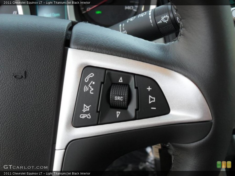 Light Titanium/Jet Black Interior Controls for the 2011 Chevrolet Equinox LT #44971217