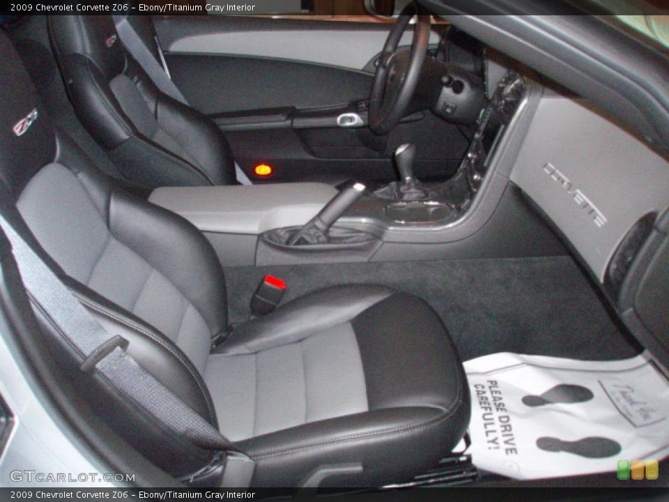 Ebony/Titanium Gray Interior Photo for the 2009 Chevrolet Corvette Z06 #44972221