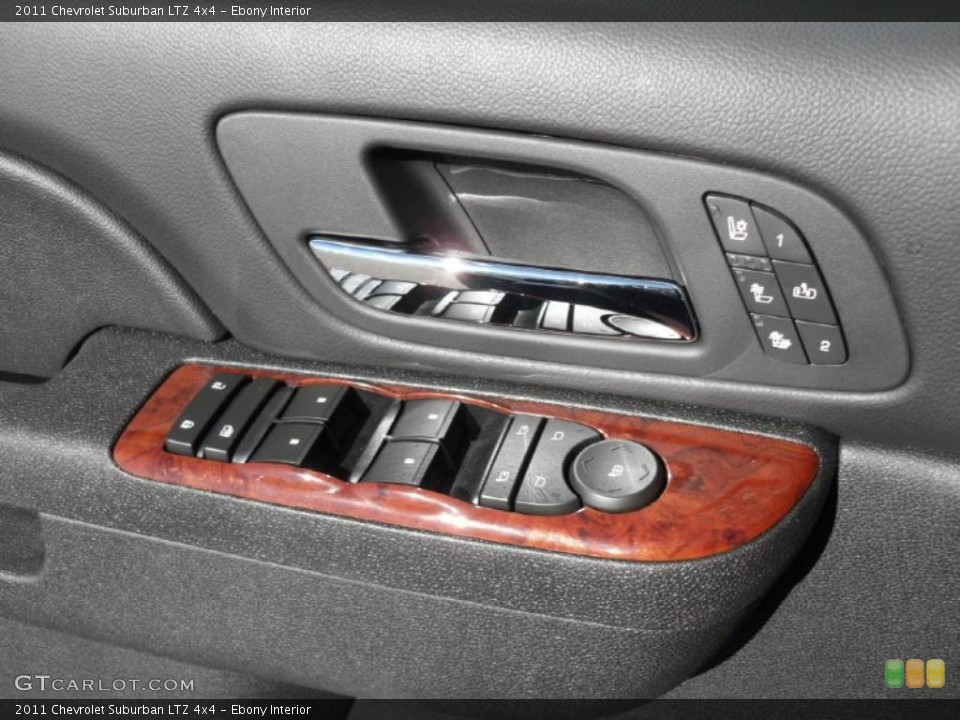Ebony Interior Controls for the 2011 Chevrolet Suburban LTZ 4x4 #44972341