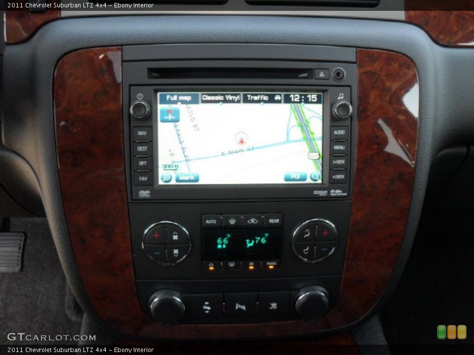 Ebony Interior Navigation for the 2011 Chevrolet Suburban LTZ 4x4 #44972357