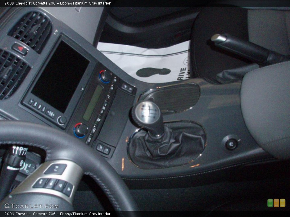 Ebony/Titanium Gray Interior Transmission for the 2009 Chevrolet Corvette Z06 #44972413