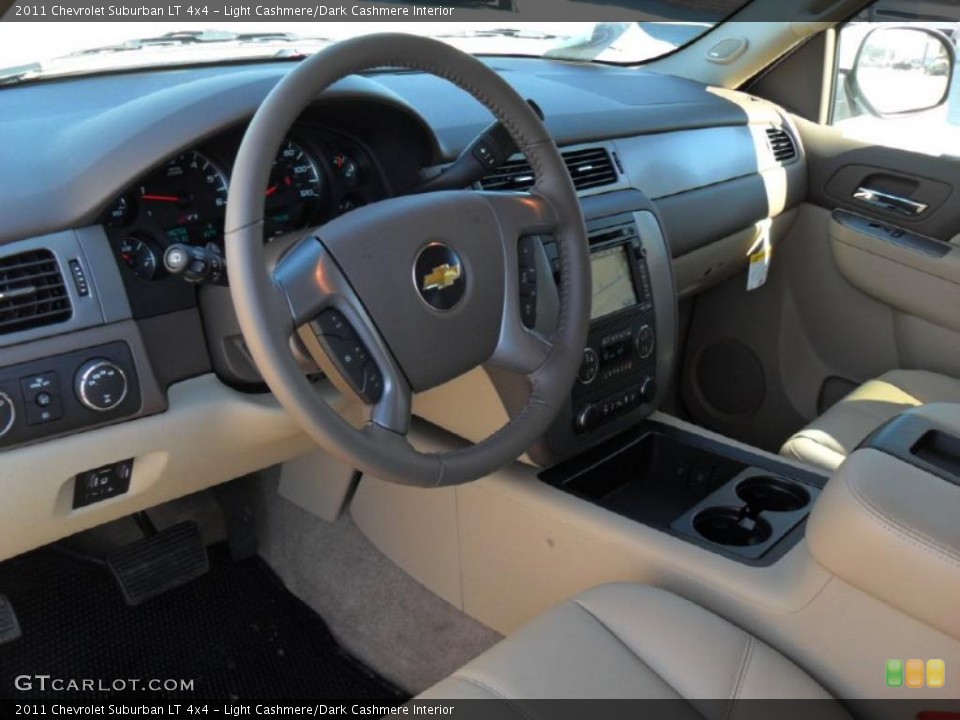 Light Cashmere/Dark Cashmere Interior Prime Interior for the 2011 Chevrolet Suburban LT 4x4 #44973015