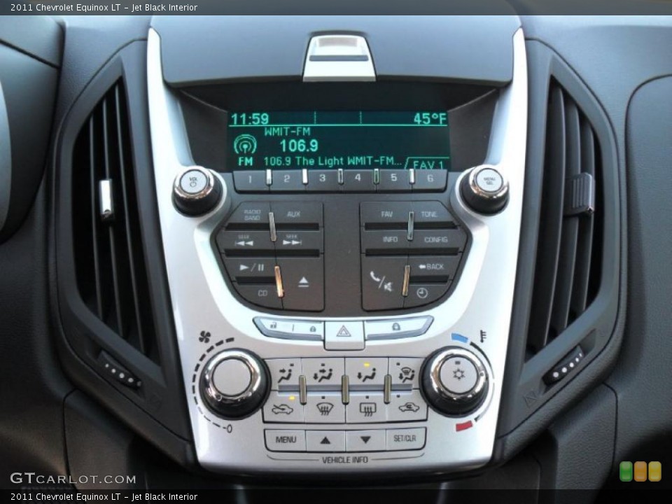 Jet Black Interior Controls for the 2011 Chevrolet Equinox LT #44973581