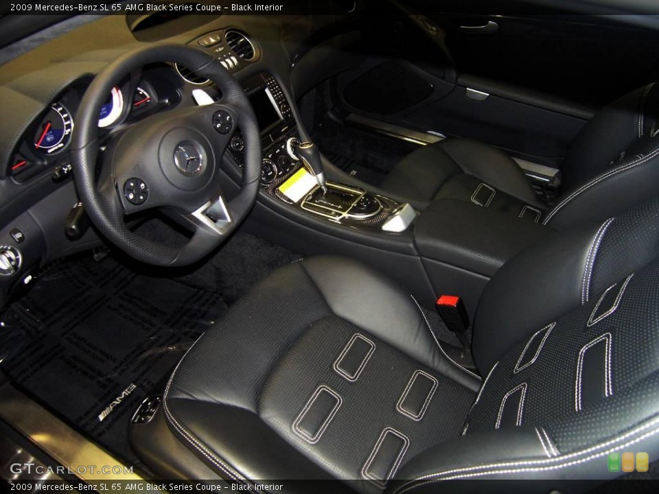 Black Interior Photo for the 2009 Mercedes-Benz SL 65 AMG Black Series Coupe #44975005