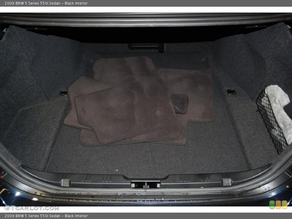Black Interior Trunk for the 2009 BMW 5 Series 550i Sedan #44975871