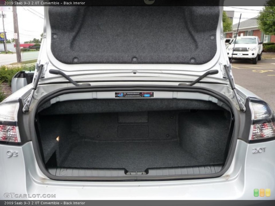 Black Interior Trunk for the 2009 Saab 9-3 2.0T Convertible #44977217