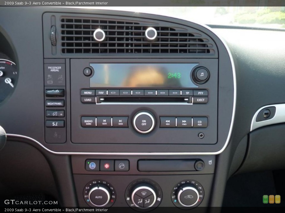 Black/Parchment Interior Controls for the 2009 Saab 9-3 Aero Convertible #44977981
