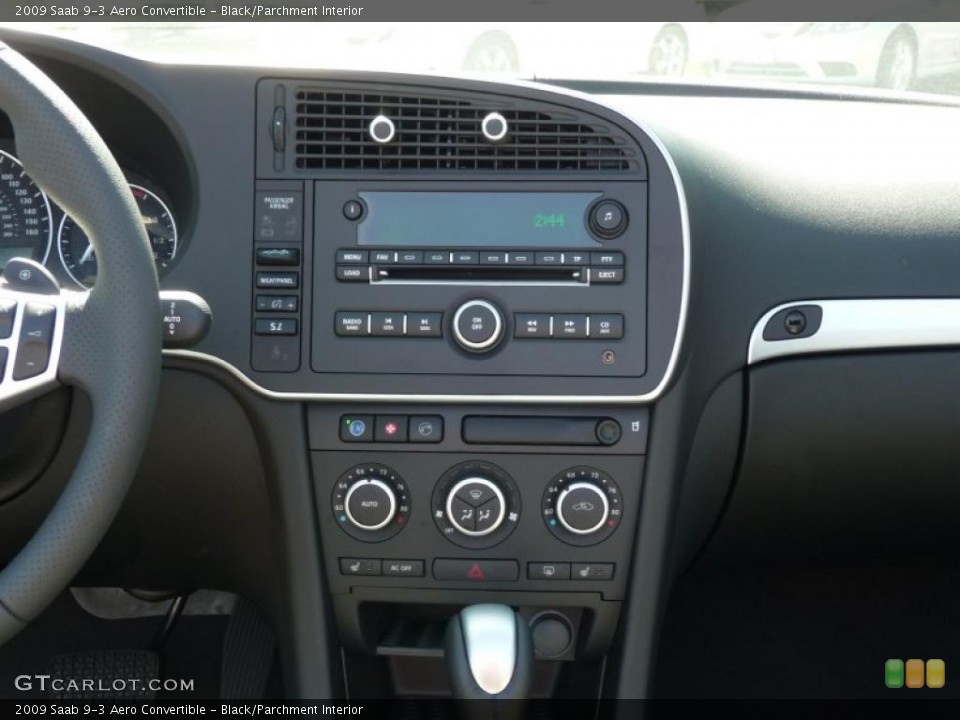 Black/Parchment Interior Controls for the 2009 Saab 9-3 Aero Convertible #44977994