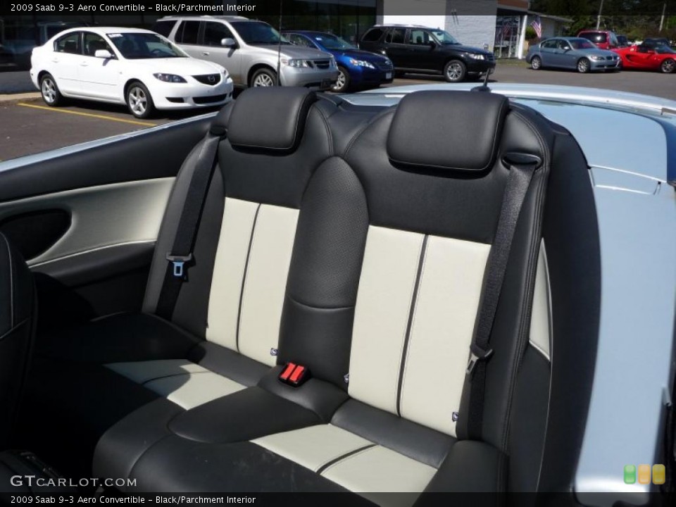 Black/Parchment Interior Photo for the 2009 Saab 9-3 Aero Convertible #44978039