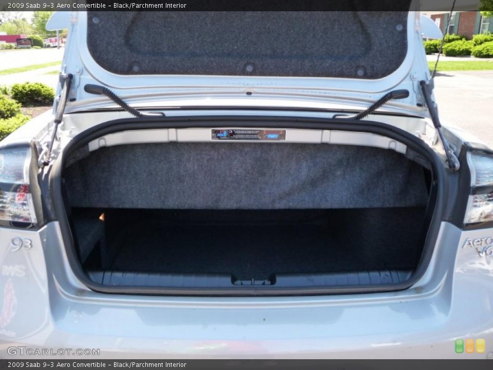 Black/Parchment Interior Trunk for the 2009 Saab 9-3 Aero Convertible #44978085