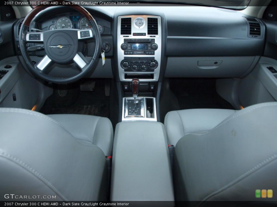 Dark Slate Gray/Light Graystone Interior Dashboard for the 2007 Chrysler 300 C HEMI AWD #44979118
