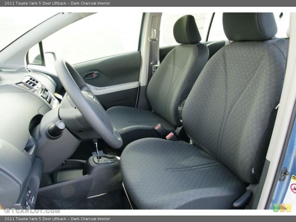 Dark Charcoal Interior Photo for the 2011 Toyota Yaris 5 Door Liftback #44980963