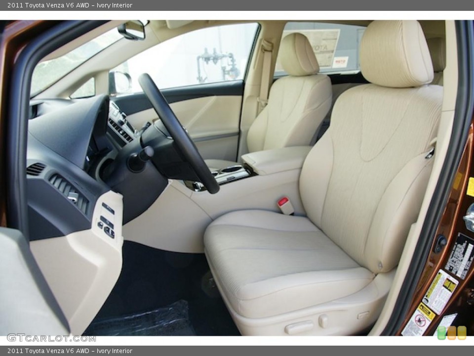 Ivory Interior Photo for the 2011 Toyota Venza V6 AWD #44981458