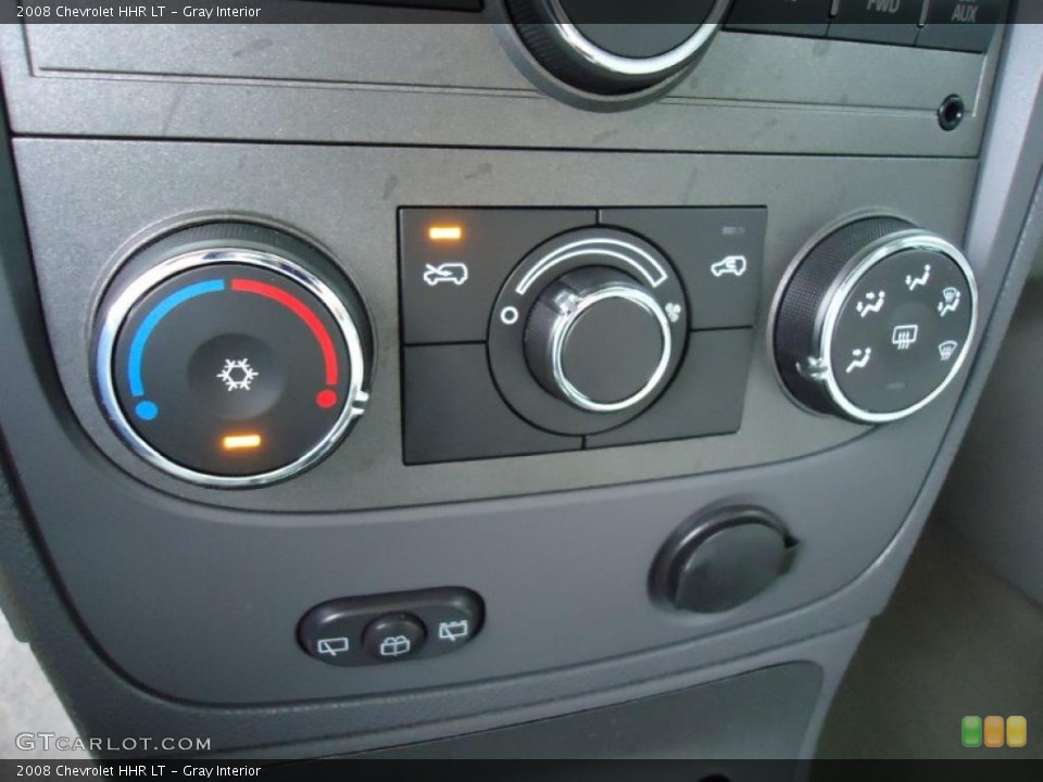 Gray Interior Controls for the 2008 Chevrolet HHR LT #44981538