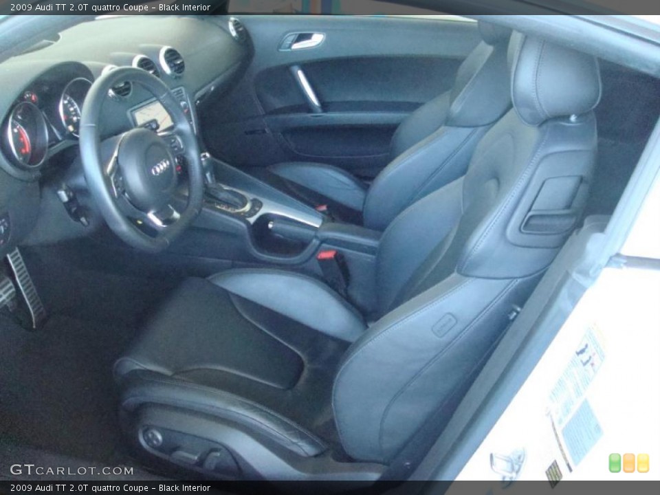 Black Interior Photo for the 2009 Audi TT 2.0T quattro Coupe #44983587