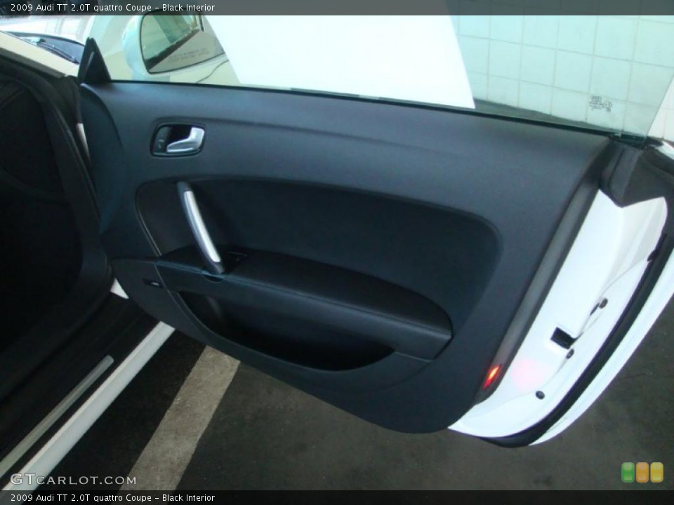 Black Interior Door Panel for the 2009 Audi TT 2.0T quattro Coupe #44983636