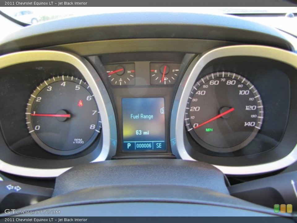 Jet Black Interior Gauges for the 2011 Chevrolet Equinox LT #44984558
